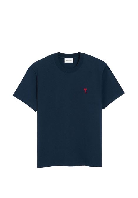 t-shirt adc uomo blu AMI PARIS | BFUTS035.724430